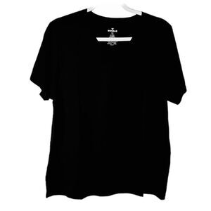 Bombas Men’s Sz XL Black Bee Better Pima Cotton Casual V Neck Tee Shirt